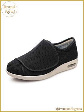 Women's Diabetic Walking Shoes Adjustable Wide Fit Non-Slip Air Cushion Elderly
